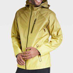 Men's Waterproof Shell Jacket - All in Motion Yellow New